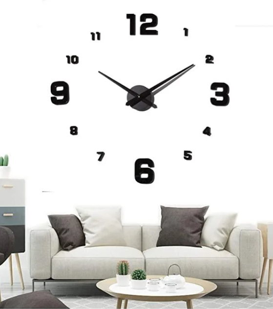 

Оригинальные настенные 3D часы DIY CLOCK с цифрами