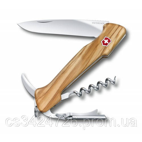 

Швейцарский нож Victorinox Wine Master 130 мм 6 функций Оливковое дерево (0.9701.64)