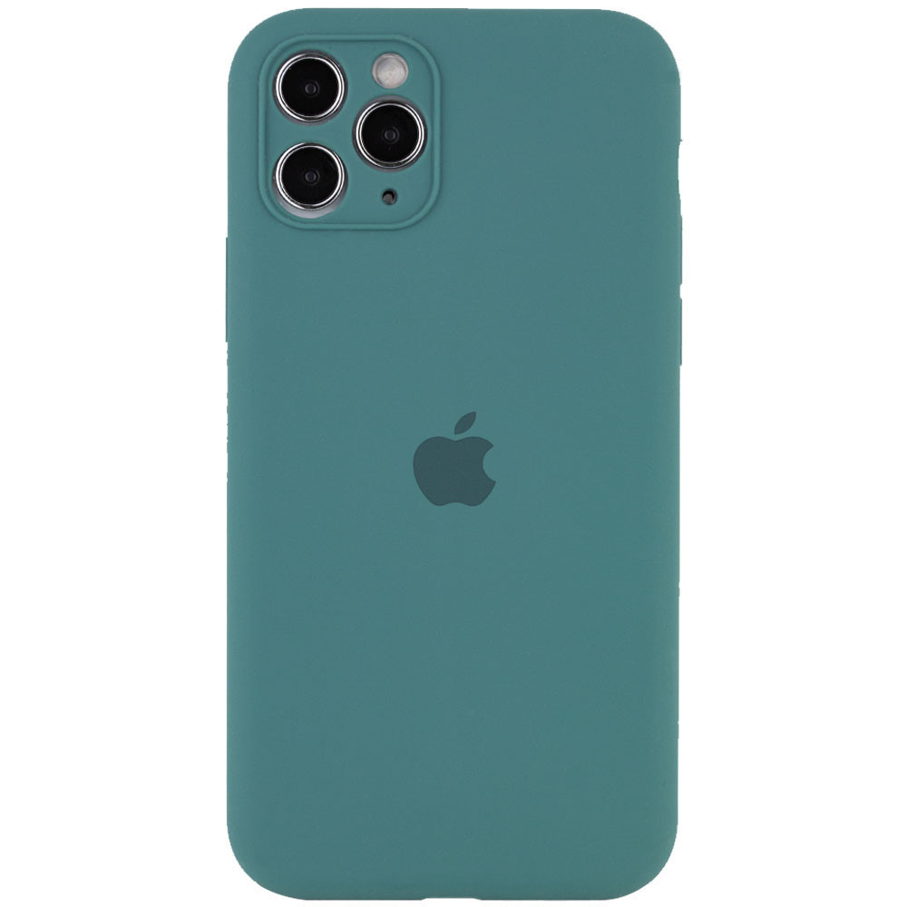 

Чехол Silicone Case Full Camera Protective (AA) для Apple iPhone 12 (6.1") Зеленый / Pine green