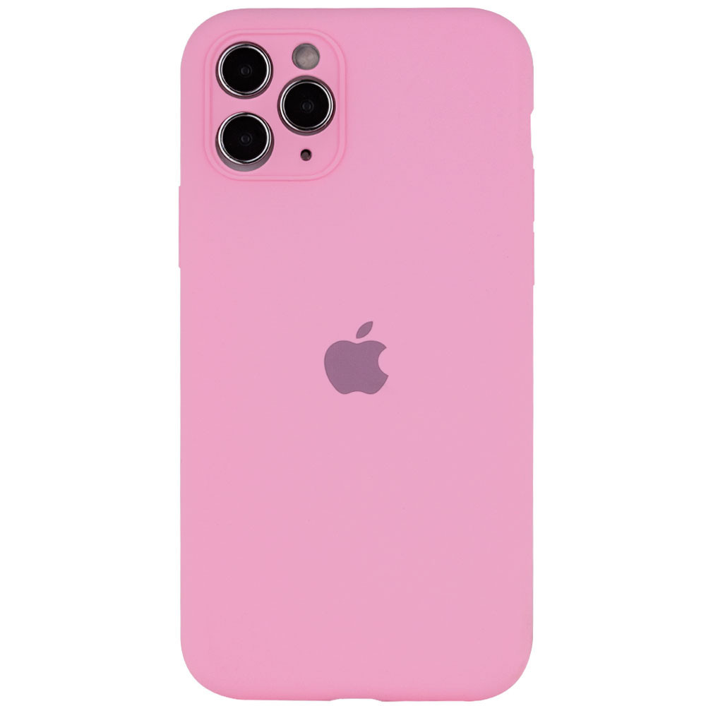 

Чехол Silicone Case Full Camera Protective (AA) для Apple iPhone 12 Pro (6.1") Розовый / Light pink