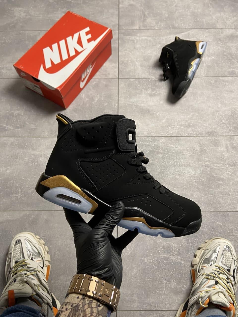 

Мужские Кроссовки Nike Air Jordan 6 "DMP" Defining Moment. (AAA+) 44-45, Черный