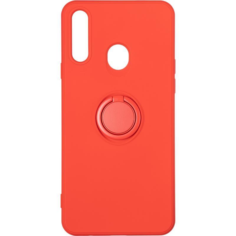 

Силиконовый чехол с кольцом для Samsung A207 (A20s) Red, Красный