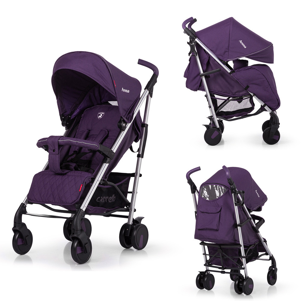 

Коляска прогулочная CARRELLO Arena CRL-8504 Ultra Violet в льне алюминиевая ш.к./1/ MOQ