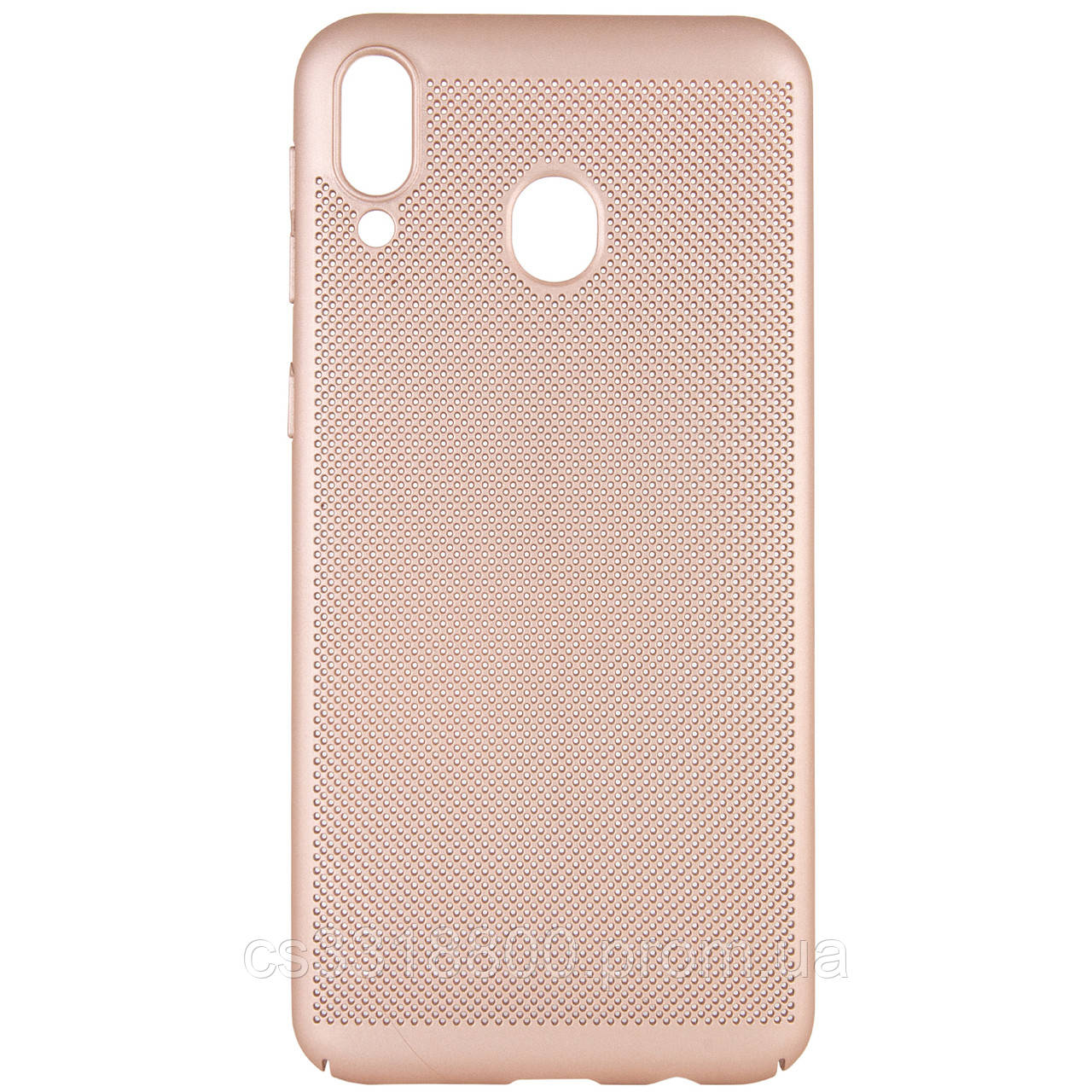 

Ультратонкий дышащий чехол Grid case для Samsung Galaxy M20, Золотой