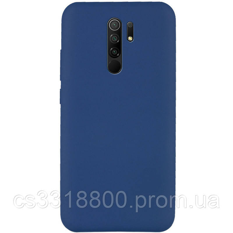 

Чехол Silicone Cover Full without Logo (A) для Xiaomi Redmi 9, Синий / navy blue