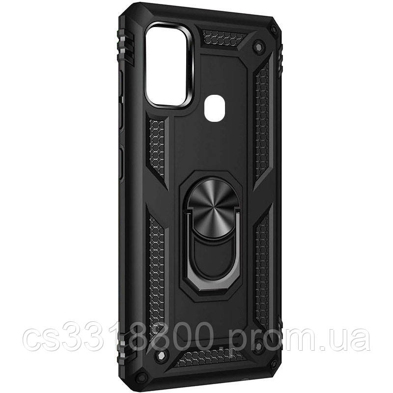 

Ударопрочный чехол Serge Ring for Magnet для Samsung Galaxy M30s / M21 / M31 Черный