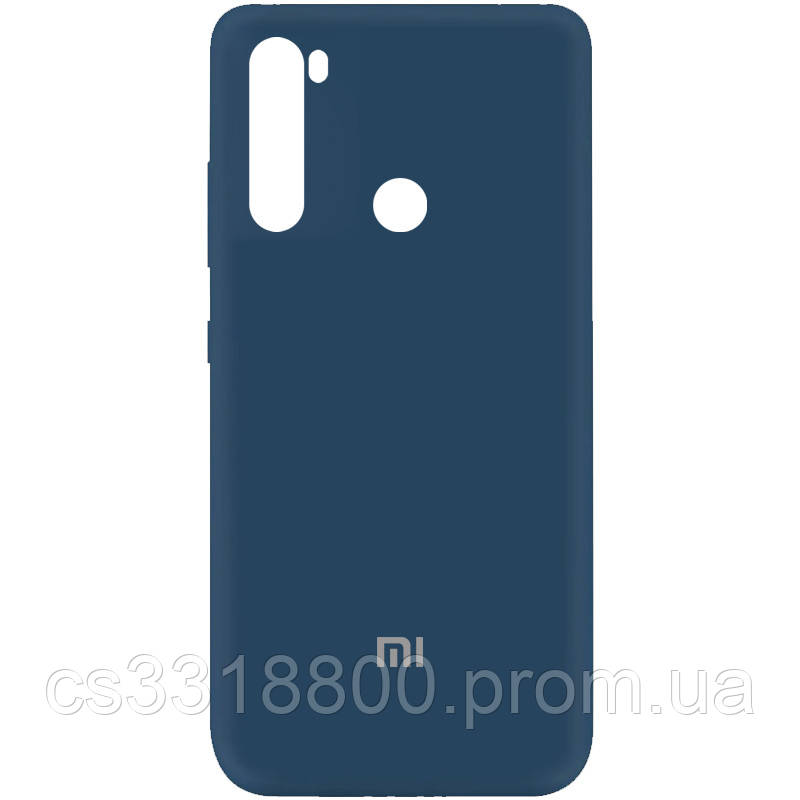 

Чехол Silicone Cover My Color Full Protective (A) для Xiaomi Redmi Note 8T, Синий / navy blue