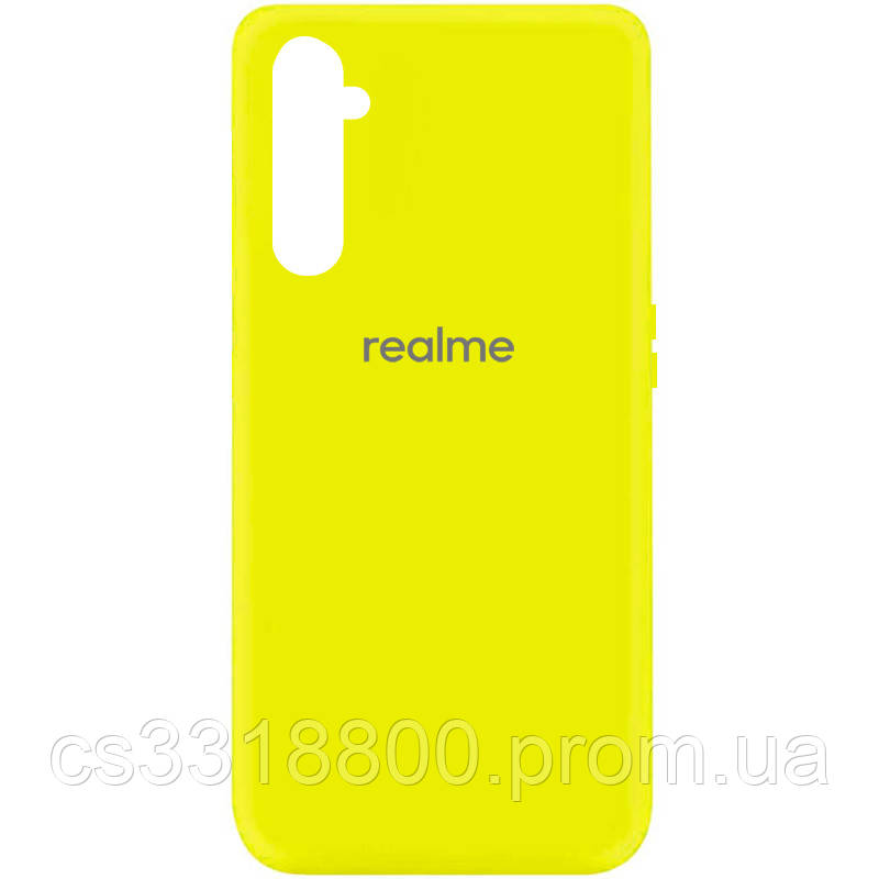 

Чехол Silicone Cover My Color Full Protective (A) для Realme 6, Желтый / flash