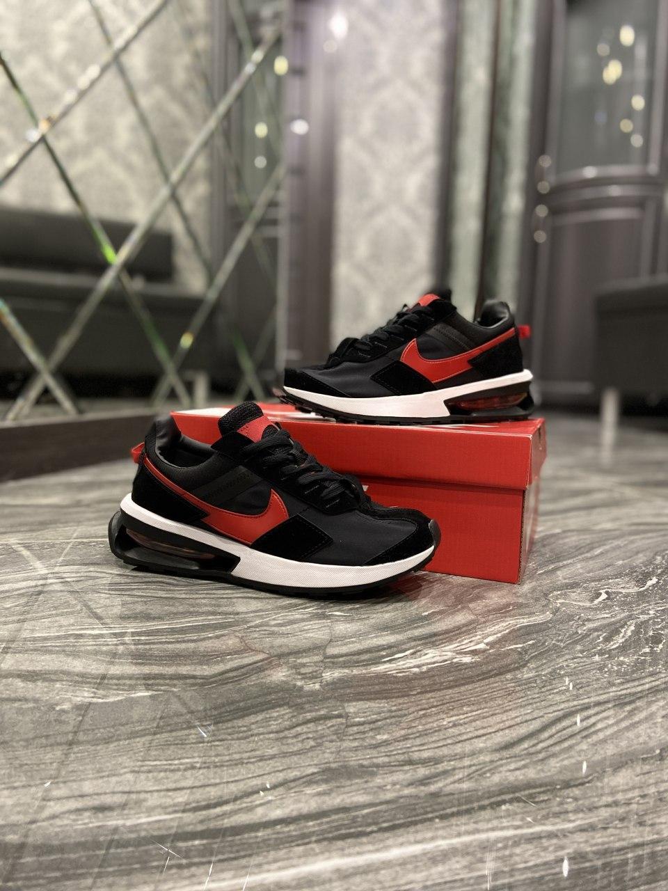 

Мужские кроссовки Nike Air Max 270 Pre Day black Red / Найк Аир Макс 270 Красные, Черный