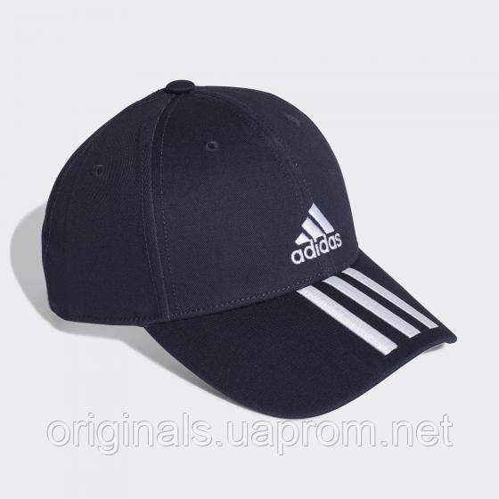 

Хлопковая синяя кепка Adidas 3-Stripes Twill GE0750 2021, Синий