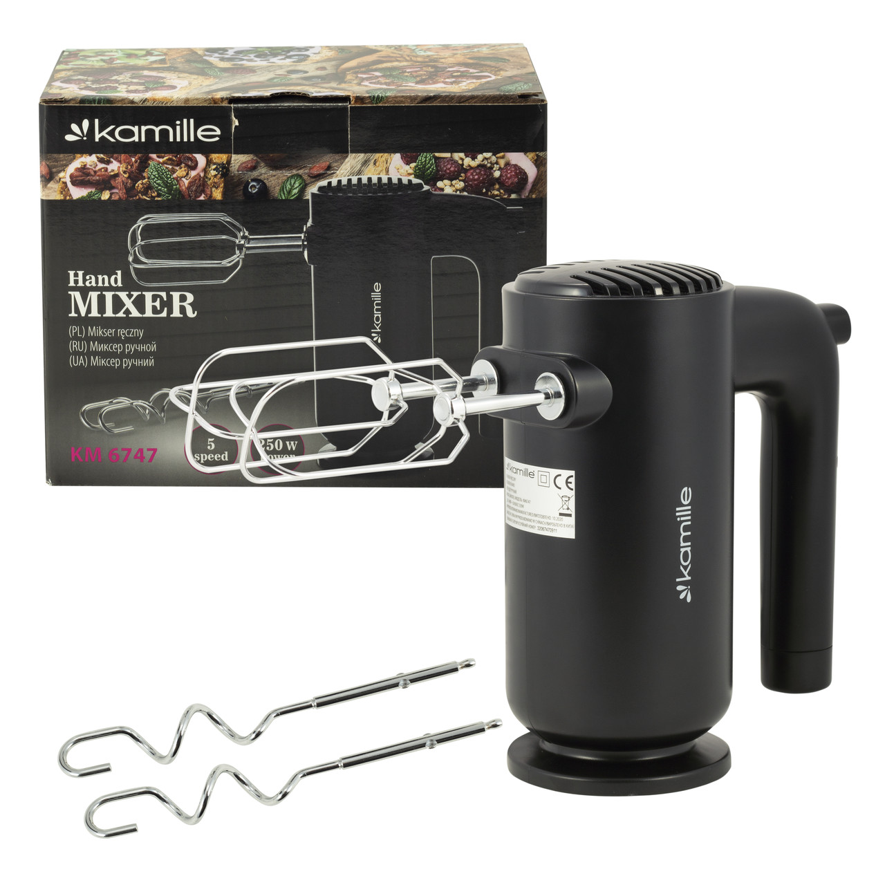 

Миксер ручной Kamille 250W KM-6747