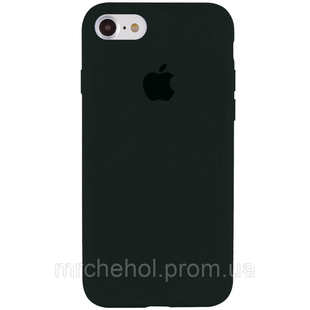 

Чехол Silicone Case Full Protective (AA) для Apple iPhone 7 / 8 / SE (2020) (4.7"), Зеленый / black green