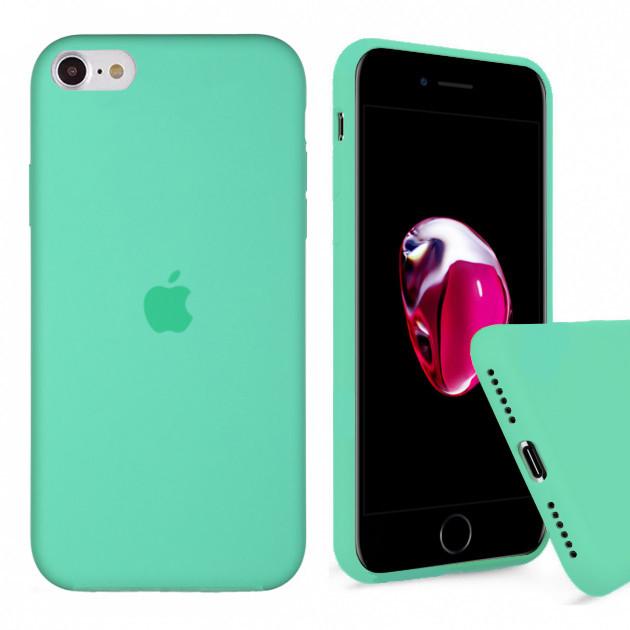 

Чехол Silicone FULL case SE 2020 Spearmint мятный