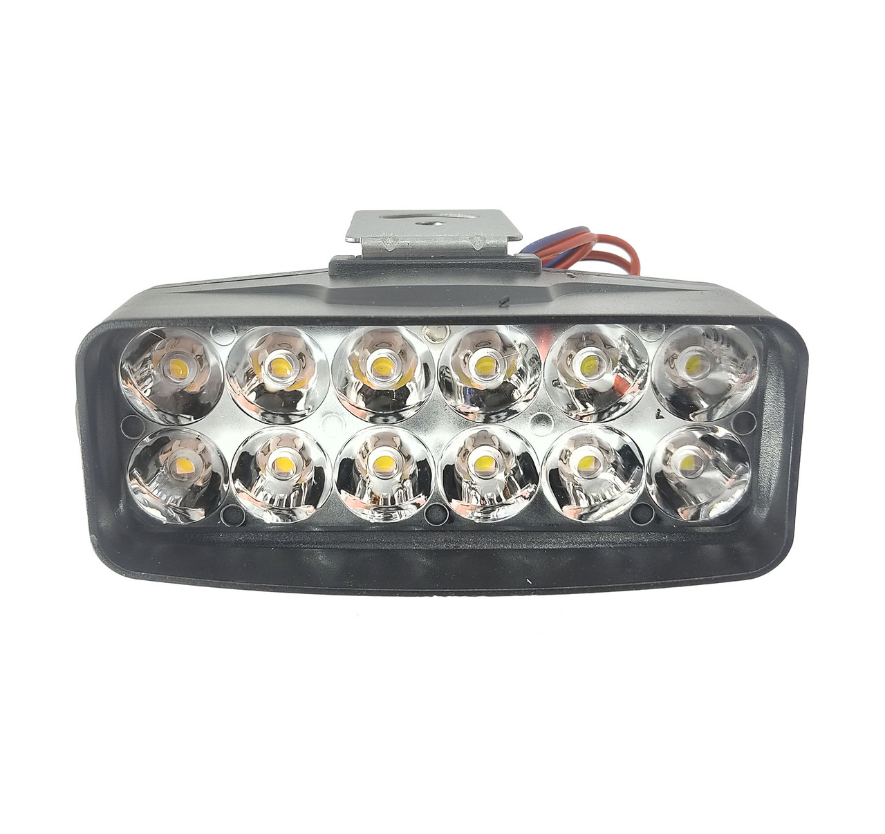 

LED фара на 12 диодов! Светодиодная фара на авто и мото технику. L-22. Пр-Корея., Белый