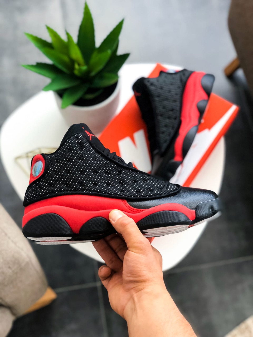 

Женские черные кроссовки Nike Air Jordan 13 39, Черный
