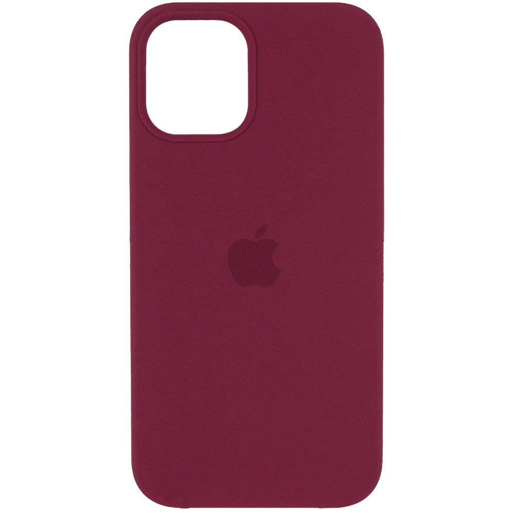 

Чехол Silicone Case (AA) для Apple iPhone 12 Pro Max (6.7"), Бордовый / plum