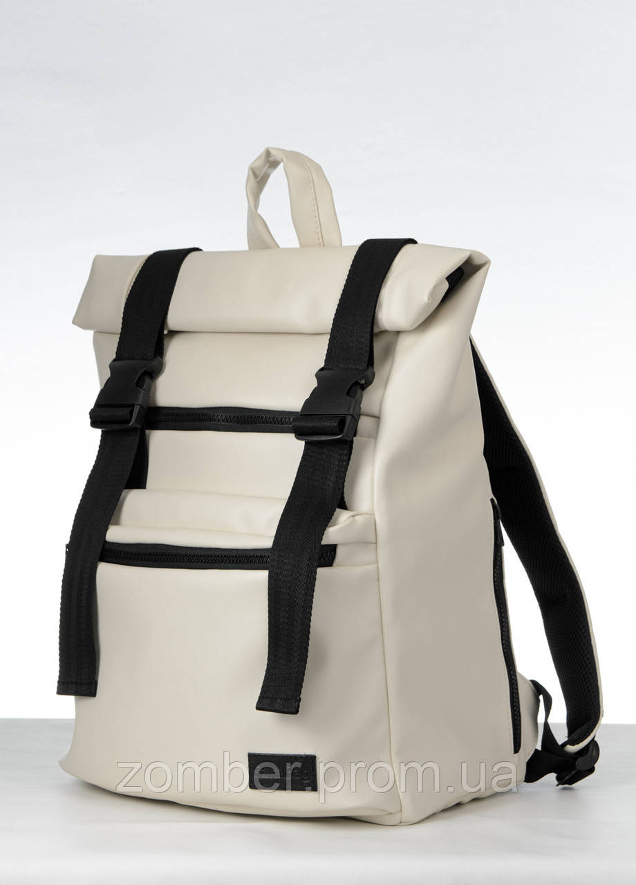 

Рюкзак RollTop 0SHn бежевий