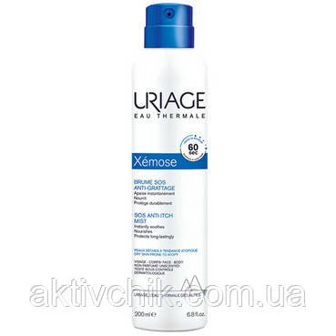 

Спрей-дымка против зуда Uriage Xemose Brume SOS Anti-Grattage Урьяж Ксемоз