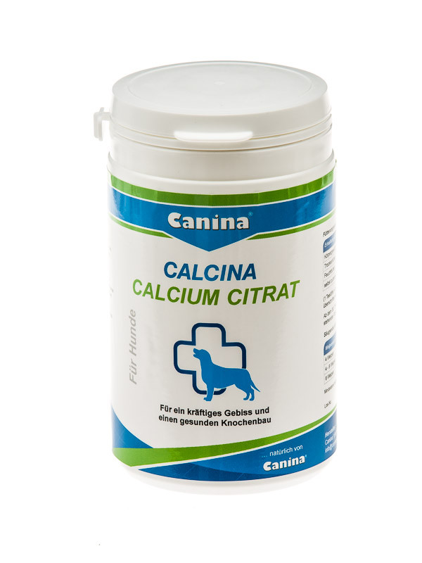 

Canina кальций для собак Calcium Citrat 125g для мелких и пожилых собак