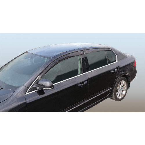 

Дефл. SKODA SUPERB II 2008-н.в./ХЕТЧБЕК/накл./скотч/к-т 4 шт./