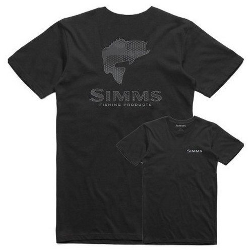 

Футболка Simms Bass Hex Flo Camo T-Shirt Black L