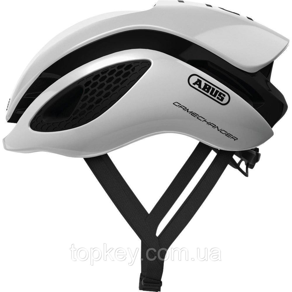 

Шолом велосипедний ABUS GAMECHANGER M Polar White (776014, Черный с белым