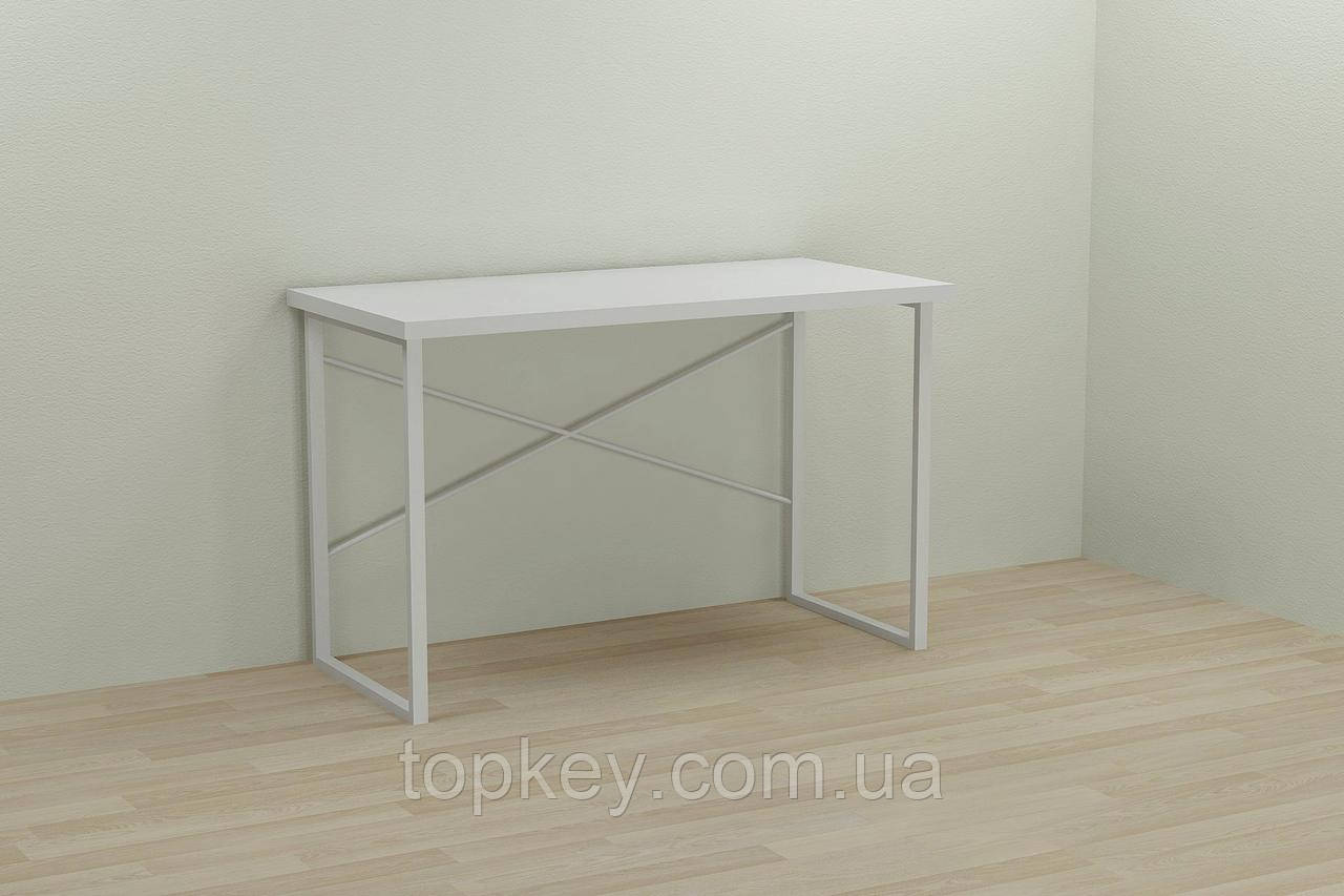 

Компьютерный стол Ferrum-decor Дейв 75x140x60 белый ДСП Белое 32мм