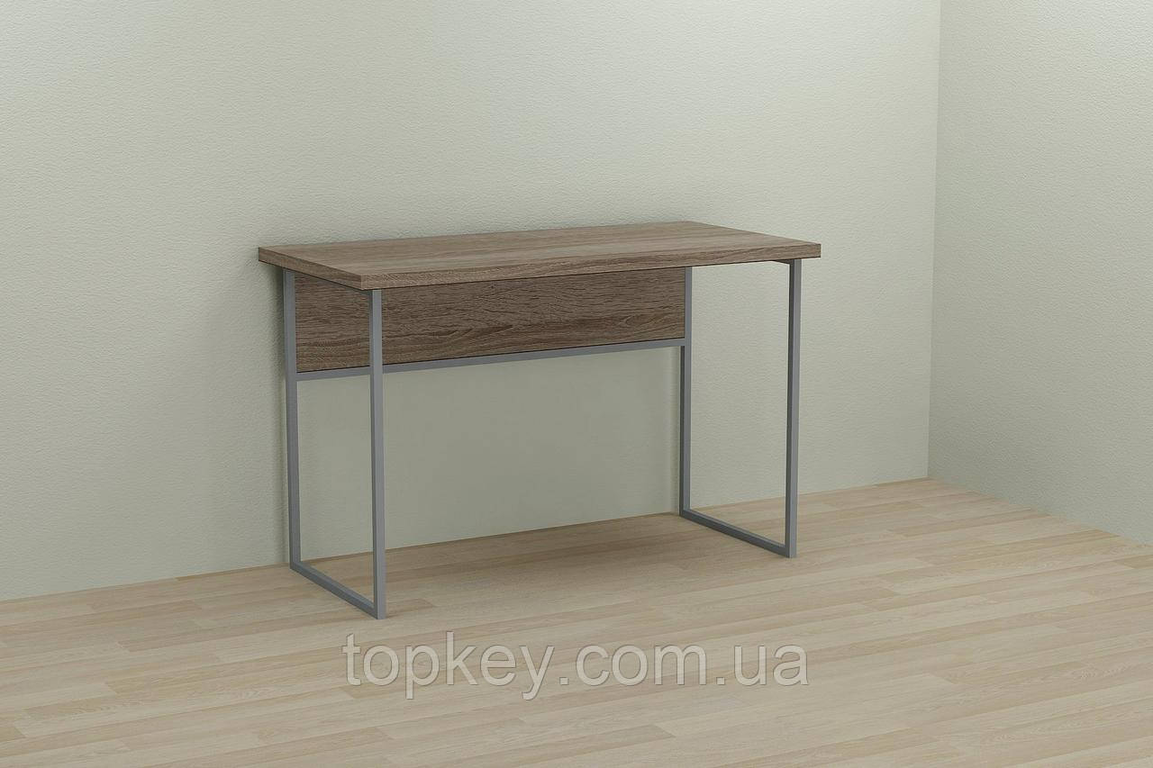 

Компьютерный стол Ferrum-decor Коди 75x120x70 серый ДСП Дуб Сонома Труфель 32мм