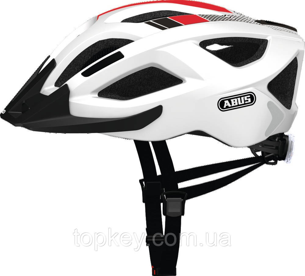 

Шолом велосипедний ABUS ADURO 2.0 S 51-55 Race White, Белый