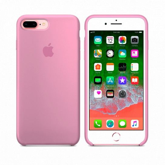 

Чехол Silicone Case (AA) для Apple iPhone 7 plus / 8 plus (5.5"), Розовый / pink