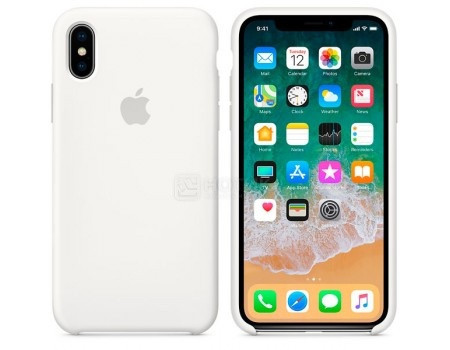 

Чехол Silicone Case (AA) для Apple iPhone X (5.8") / XS (5.8, Белый / white