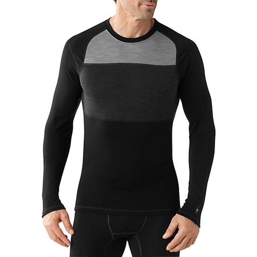 

Термофутболка Smartwool Men's NTS Mid 250 Color Block Crew, Черный