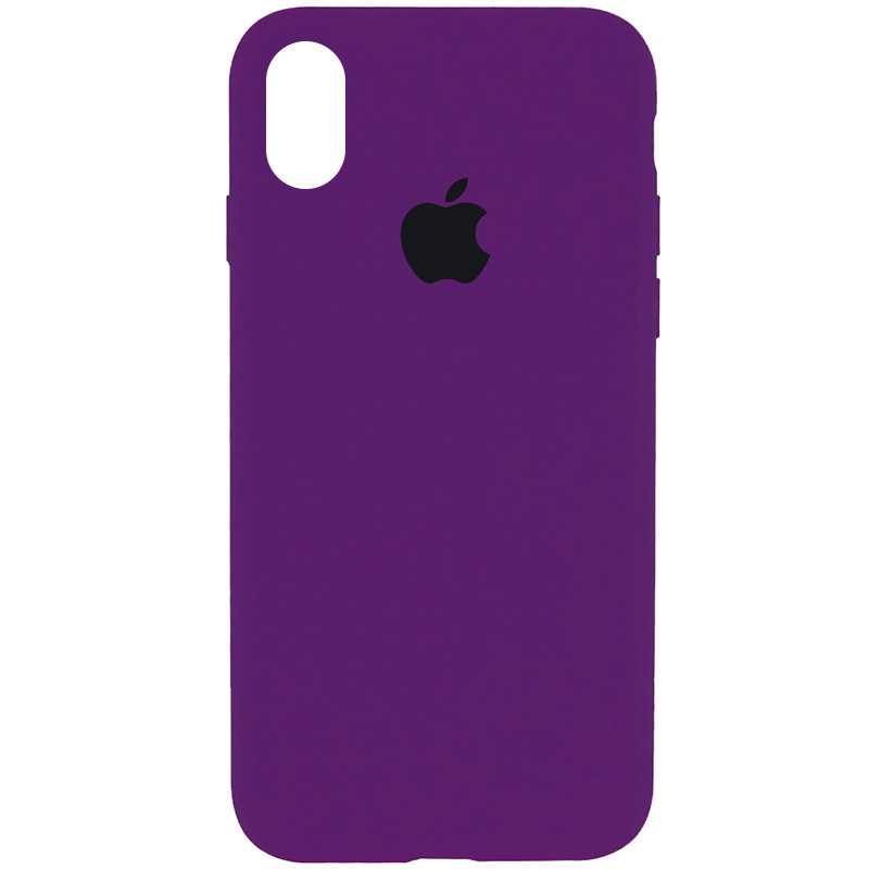 

Чехол Silicone Case Full Protective (AA) для Apple iPhone XR (6.1, Фиолетовый / ultra violet