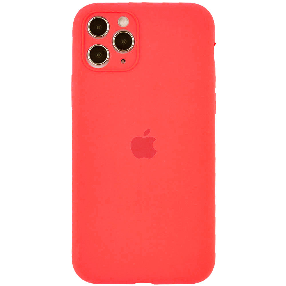 

Чехол Silicone Case Full Camera Protective (AA) для Apple iPhone 12 Pro (6.1"), Оранжевый / pink citrus