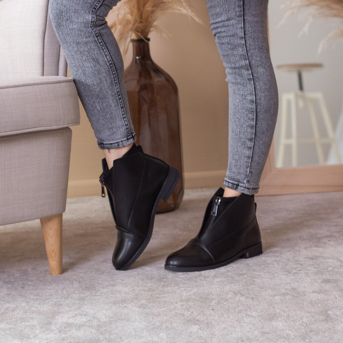 

Ботинки женские Fashion Fatty 2481 37 размер 24 см Черный