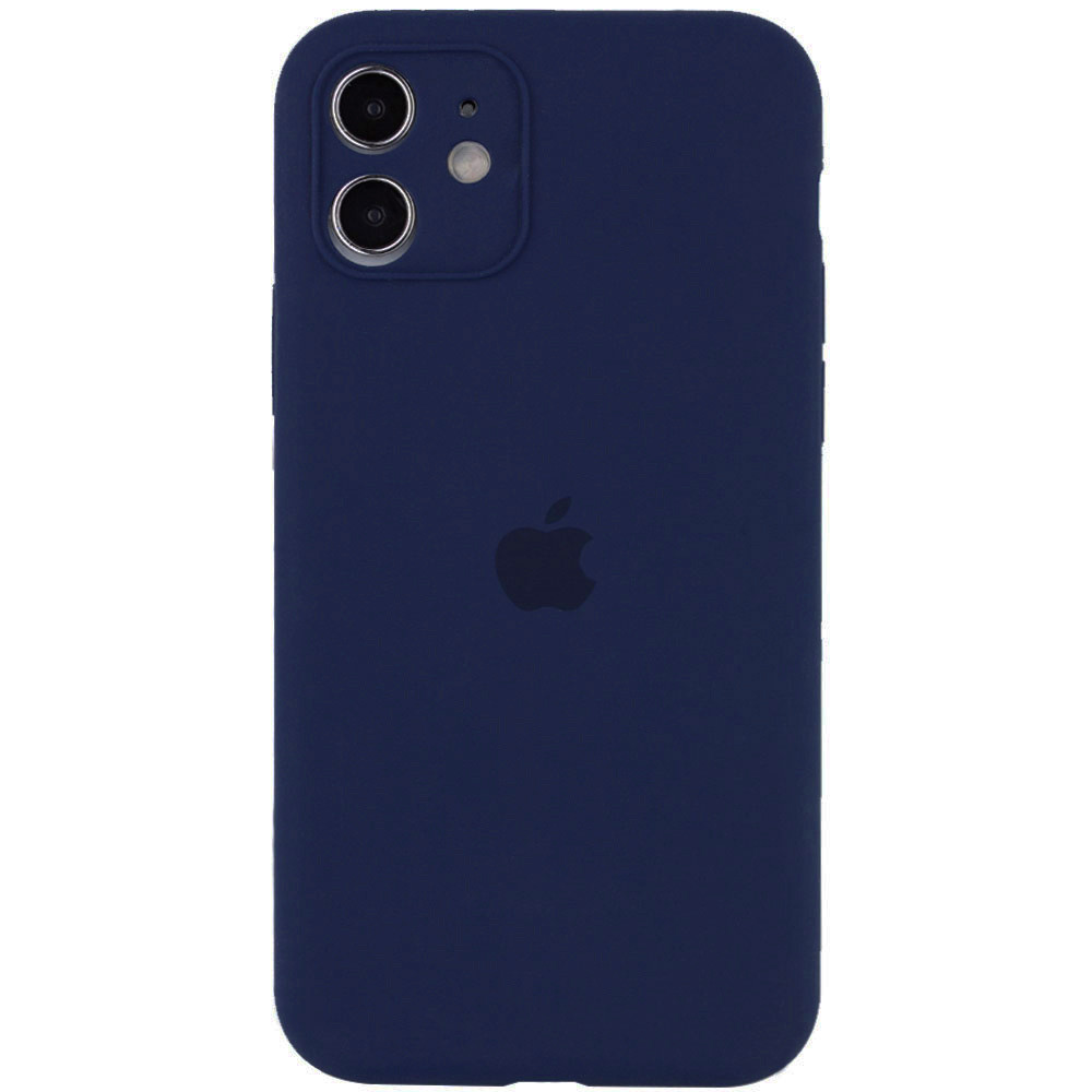 

Чехол Silicone Case Full Camera Protective (AA) для Apple iPhone 12 mini (5.4"), Синий / deep navy