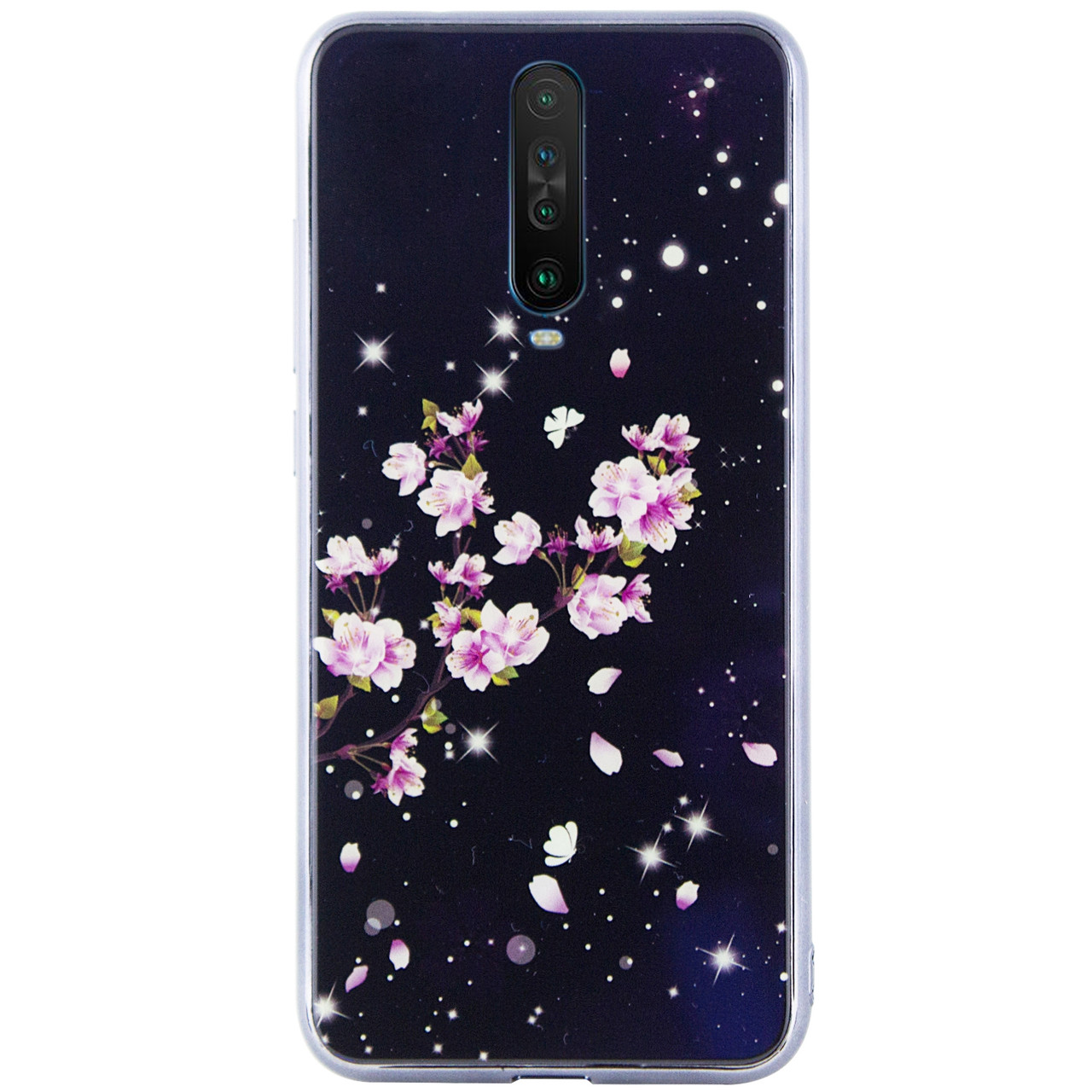 

TPU+Glass чехол Fantasy с глянцевыми торцами для Xiaomi Redmi K30 / Poco X2 Цветение