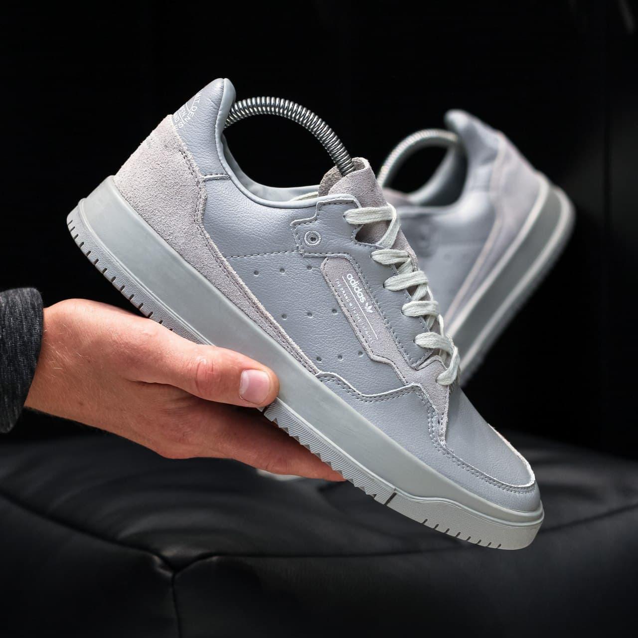 

Мужские кроссовки Adidas Brand With The 3 Stripes (grey) Реплика ААА 44, Серый