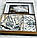 Комплект постільної білизни ТАС Neira Bej сатин люкс 220-200 см бежевий, фото 3