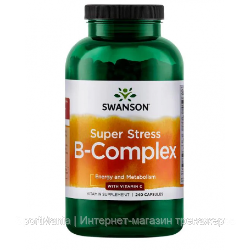 

Super Stress B-Complex with Vitamin C - 240 caps