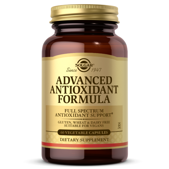 

Антиоксидантная комплекс Advanced Antioxidant Formula Solgar 60 капсул