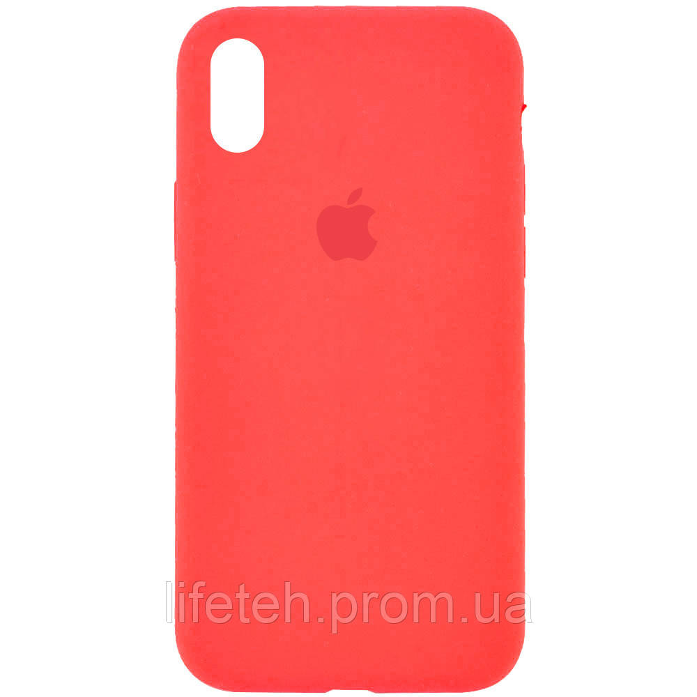 

Чехол Silicone Case Full Protective (AA) для Apple iPhone XS Max (6.5"), Оранжевый / pink citrus