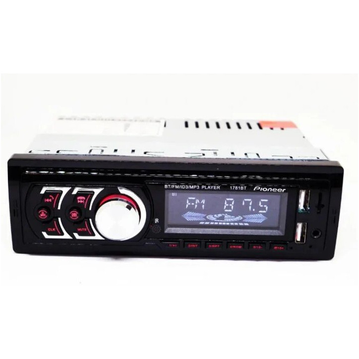 

Автомагнитола 1DIN MP3-1781BT RGB/Bluetooth