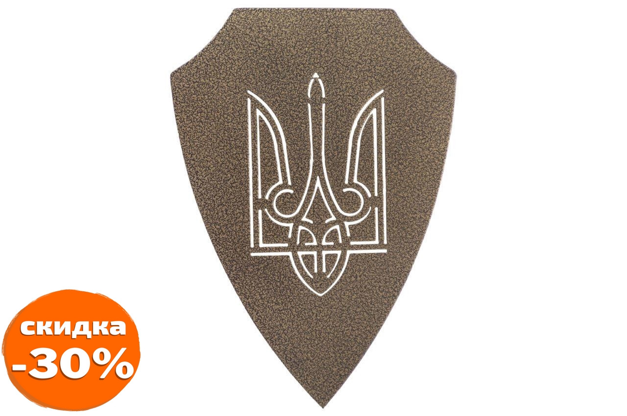 

Подставка-щит для шампуров DV - герб Украины 1 шт.