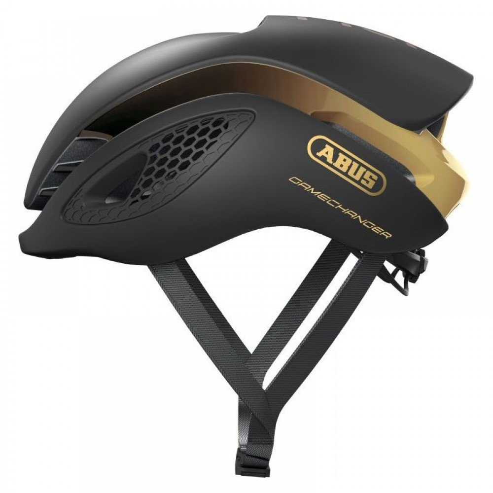 

Шолом велосипедний ABUS gamechanger S 51-55 Black Gold 867842