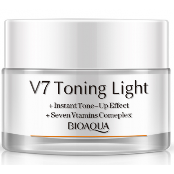 

База под макияж для лица Bioaqua V7 toning light с витаминным комплексом 50 мл