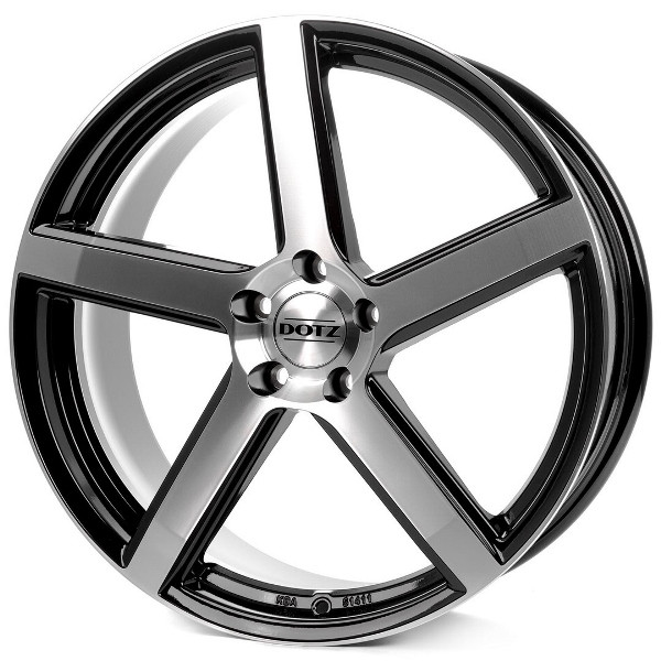 

DOTZ CP5 Black polished R20 W8.5 PCD5x112 ET45 DIA70.1