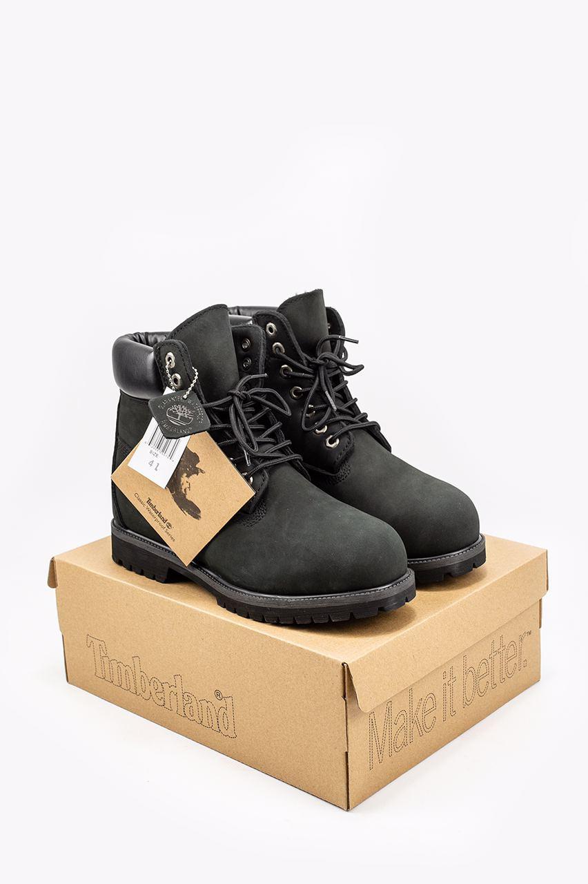 

Мужские ботинки Timberland Classic Black / Тимберленд Черные Классик 42, Черный