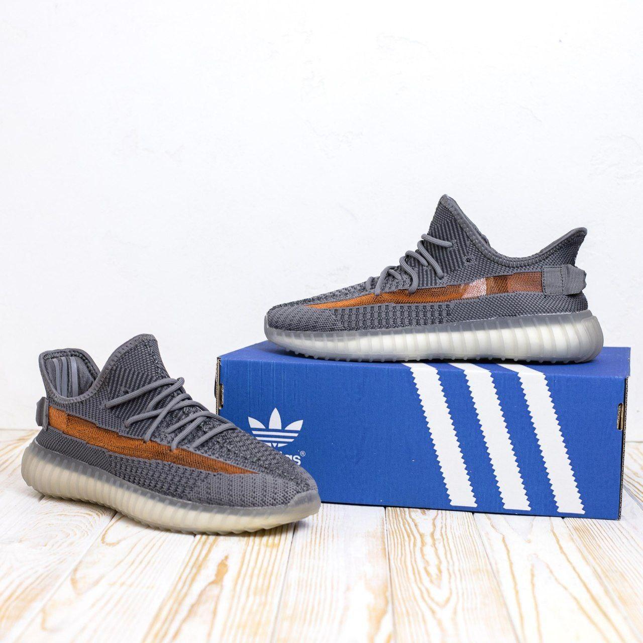 

Мужские кроссовки Adidas Yeezy Boost 350 V2 Grey / Адидас Изи Буст 350 в2 Cерые 43, Серый