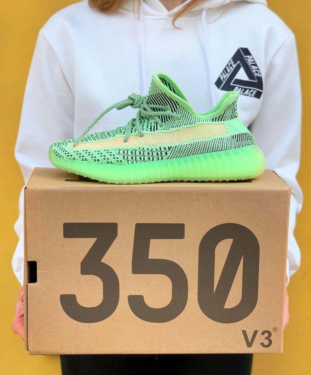 

Мужские кроссовки Adidas Yeezy Boost 350 v2 Green / Адидас Изи Буст 350 в2 Зеленые, Зеленый